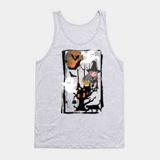 We've managed to add all the Spooky Halloween elements in a fun and playful way! Tank Top